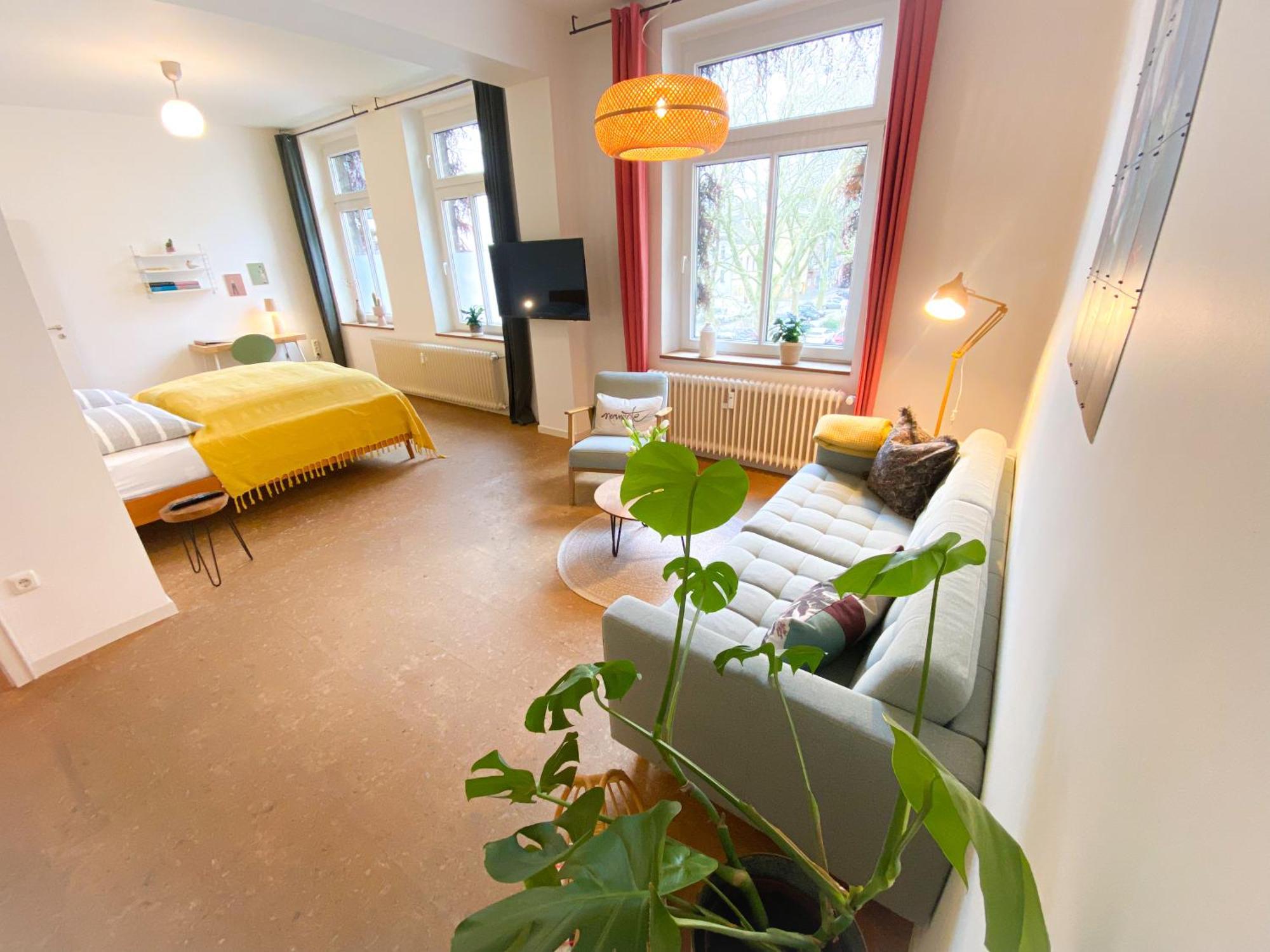 Apartments "Am Rheinorange", Netflix & Prime Duisburg Bagian luar foto