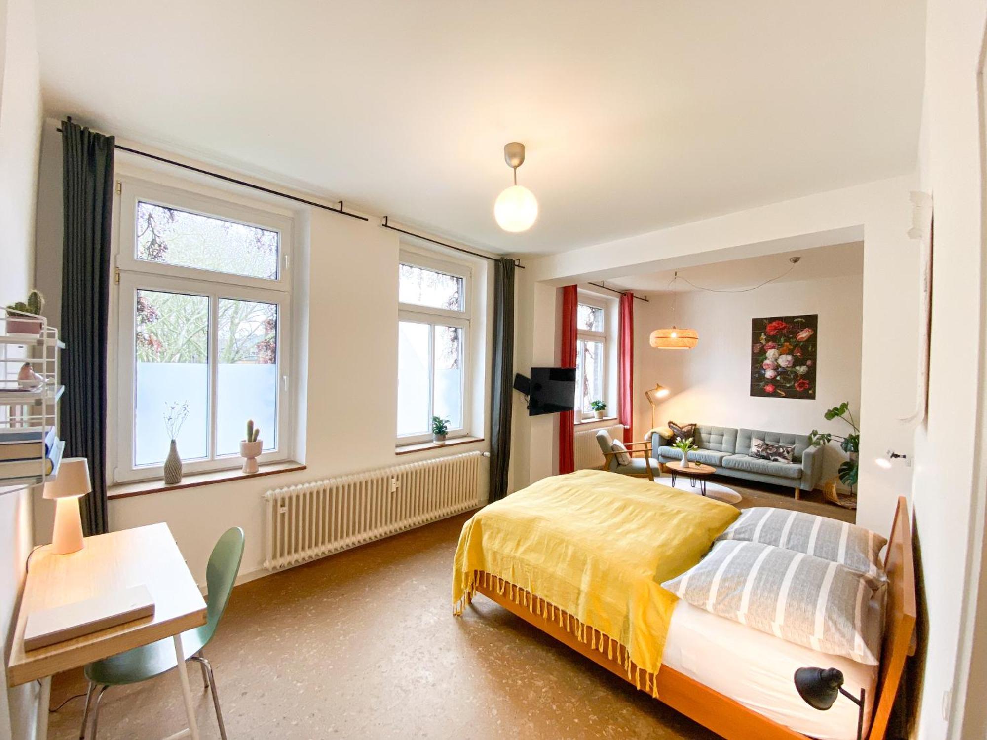 Apartments "Am Rheinorange", Netflix & Prime Duisburg Bagian luar foto